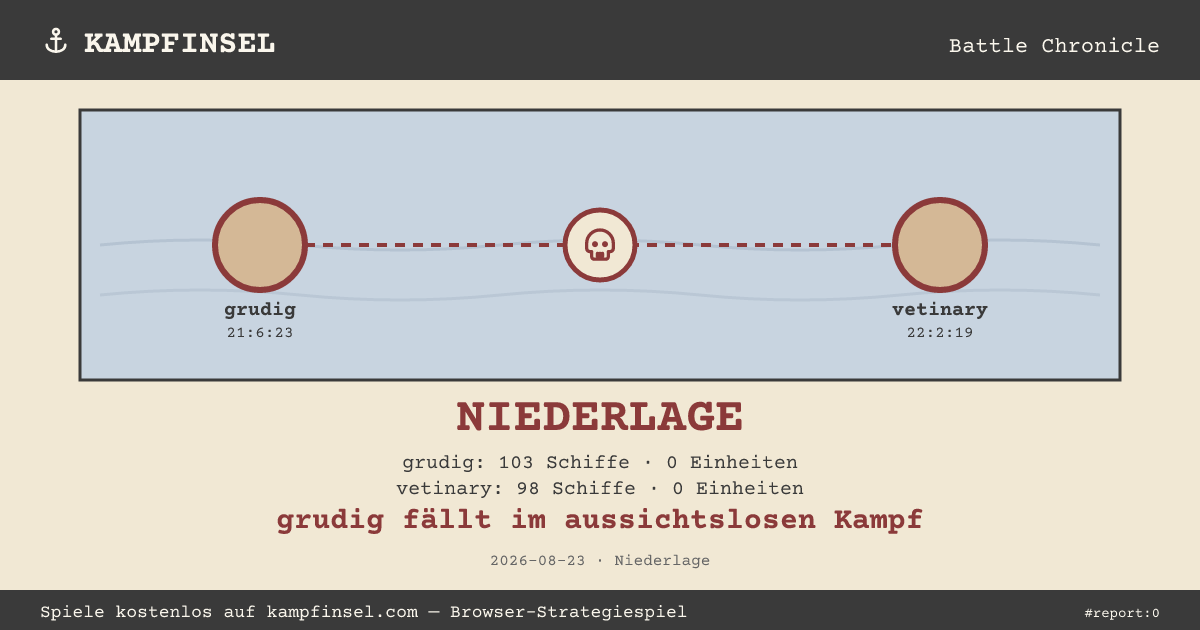 grudig falls in a hopeless battle